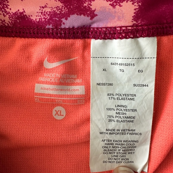 Nike Women's Logo Active Sport Comfort Wide Waistband Swim Boy-Shorts, Size XL - Picture 6 of 6